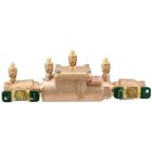 Watts T063232, LF007M1-QT, 1" Lead Free Double Check Valve Backflow Preventer Assembly, Quarter Turn Shutoff, Single Top Entry