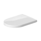 Duravit 0063320000 Starck 3 Elongated Closed-Front Toilet Seat and Cover without Slow Close in White
