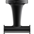 Duravit 0099304600 Starck T Double Towel Hook in Black Matt