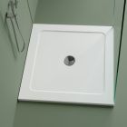 Marmite 00993636BL SB-3636-CD 36" L X 36" W X 1-1/4" H Shower Base without Overflow in White