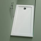 Marmite 00996030BL SB-6030 60" L X 30" W X 1-3/4" H Antislip Shower Base without Overflow in White