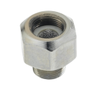 T&S Brass 016419-25 3/8" Compression Check Valve Assembly (Female x Male) in Polished Chrome