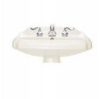 American Standard 0228018.222 Antiquity Pedestal Sink With 8" Faucet Spacing, Linen