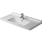 Duravit 0304800000 Starck 3 34" L X 20" W X 8" H Rectangular Wall Mounted Bathroom Sink with Overflow in White