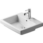 Duravit 0315550000 Vero 22" L X 19" W X 8" H Rectangular Ceramic Drop In Bathroom Sink with Overflow and 1 Faucet Hole in White