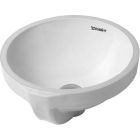 Duravit 0319320000 Architec 14 1/4" Undermount Vanity Bathroom Sink with Overflow in White