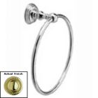 Jado 033200.113 8" Towel Ring, Ultra Brass