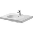 Duravit 03428500302 D-Code 34" L X 19" W X 8" H Rectangular Wall Mounted Vanity Top with Overflow in White (Vanity Base Sold Separately)