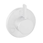 Hansgrohe 04232700 Ecostat Diverter Trim S Trio/Quattro in Matte White (Rough Sold Separately)