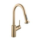 Hansgrohe 04286250 Talis S² Prep Kitchen Faucet, 2-Spray Pull-Down, 1.75 GPM in Brushed Gold Optic