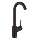 Hansgrohe 04287670 Talis S 1.5 GPM Deck Mounted High Arc Bar Faucet with Quick Cleaning Aerator in Matte Black