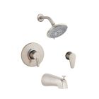 Hansgrohe 04465820 Focus S Single Handle Multi Function Bathtub & Shower Faucet 2.5GPM in Brushed Nickel (Trim Only)