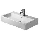 Duravit 0454700000 Vero 28" L X 19" W X 7" H Ceramic Rectangular Wall Mounted Sink with Overflow and single Hole in White