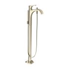Hansgrohe 04818820 Locarno Freestanding Tub Filler Trim with 1.75 GPM Handshower in Brushed Nickel (Rough Sold Separately)