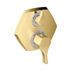 Hansgrohe 04821250 Locarno Thermostatic Trim with Volume Control in Brushed Gold Optic (Rough Sold Separately)