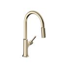 Hansgrohe 04852830 Locarno HighArc Kitchen Faucet, 2-Spray Pull-Down, 1.75 GPM in Polished Nickel