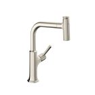 Hansgrohe 04855800 Locarno HighArc Kitchen Faucet, 2-Spray Pull-Out, 1.75 GPM in Steel Optic
