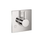 Hansgrohe 04880340 Ecostat Diverter Trim Square Trio/Quattro in Brushed Black Chrome (Rough Sold Separately)
