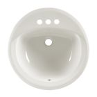 American Standard 0491.019.020 Rondalyn Drop In Porcelain Bathroom Sink in White