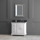 Ronbow 066236-R-W01 36'' Genova Vanity with Doors on Right in White