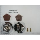 American Standard 066412-0020A Metal Pentagon Handle Kit Knob For Kitchen Lavatory Centerset Faucet