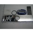Grohe 07.543-P 10" Escutcheon Covers 8" On Center Three-Hole Drillings In Matte Chrome