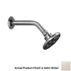 Harrington Brass Works 08-601-015 Windsor 6" L X 4" H X 10" W Shower Head with Dome Spray in Satin Nickel