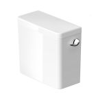 Duravit 09442100U3 D-Neo 1.28 GPF Single Flush Toilet Tank Only with Left Hand Lever in White (Bowl Sold Separately)