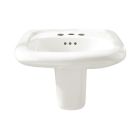 American Standard 0954004EC.020 Murro Pedestal Porcelain Bathroom Sink in White