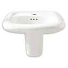 American Standard 0955001EC.020 Murro Pedestal Vitreous China Bathroom Sink in White