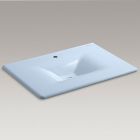 Kohler 3049-1-6 Iron/Impressions 31" vanity-top bathroom sink with single faucet hole in skylight
