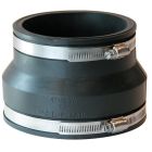 Rubber Coupling Clay to Cast Iron, PVC, or Copper 4"