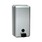 American Specialties 10-0347 Surface Mounted Vertical Soap Dispenser with 40 oz Capacity in Stainless Steel