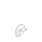Kohler 1010343-CP Handle Bath Drain in Polished Chrome