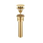 Dornbracht 10125970-280010 1 1/4" Drain with Pressure Cap in Brushed Durabrass
