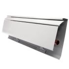 Slant Fin 101401070 Fine Line 30 Series Hydronic Complete Baseboard With E-75 Element and White Enclosure, 7 ft. Length 