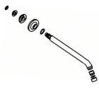 Kohler 1014554-AF Spout & Hardware,6.25" Sub Assembly in Vibrant French Gold