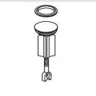 Kohler 1036994-CP Plunger Brass Assembly in Polished Chrome