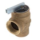 Apollo 1041810 3/4" FNPT x 3/4" FNPT RVW10 697,000 BTU Hot Water Relief Valve, 50 PSIG (Brass Finish)