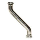 Dearborn 1046-17BN-1 1-1/4" Double Slip Joint Trap Offset - 17 Gauge with Brass Nuts in Chrome