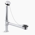Kohler 106-AU Antique Bath drain, chain and rubber stopper in polished gold