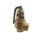 Apollo 1061612 Bronze Safety Relief Valve with Oversized Outlet, 60 PSI, 1-1/4" X 1-1/2" (2 X FNPT)