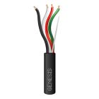 Genesis Cable 10703908 14 AWG 4 Conductor Stranded Mini Split Tray Cable 600V Black 50 FT