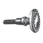 Baldwin 6724.060 6724 Interior and Exterior Turn Knob for 6764 and 6710, Satin Brass and Brown