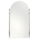Ginger 1142/PB 1142-3 Chelsea Large Framed Mirror In Polished Brass