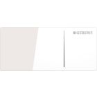 Geberit 115.084.SI.1 Type 70 Remote Flush Buttons For Omega 2x6 in-wall systems in White Glass