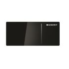 Geberit 115.630.SJ.1 Type 70 Remote Flush Actuation For Dual Flush For Sigma Concealed Cistern 12 Cm in Black Glass