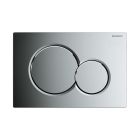 Geberit 115.770.21.5 Sigma01 Dual-flush Plates For Sigma Series In-wall Toilet Systems in Polished Chrome