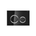 Geberit 115.884.SJ.1 Sigma 21 Dual-Flush Plates For Sigma Series In-Wall Toilet Systems In Matte Black