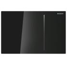 Geberit 115.620.SJ.1 Actuator Plate Sigma70 For Dual Flush For 4.72" Sigma Concealed Cistern in Glass Black